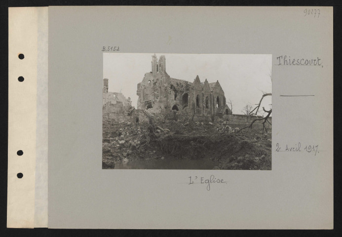 Thiescourt. L'église