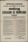 Organisation des bataillons de volontaires