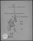 Historique du 113ème régiment d'infanterie