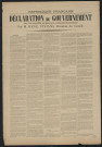 Déclaration du gouvernement lue, le 4 août 1914, au Sénat et à la Chambre des députés par M. René Viviani, président du Conseil