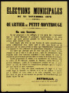 Élections municipales du 24 novembre 1872 Quartier du Petit-Montrouge : Deyrolle