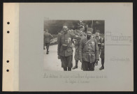 Ricquebourg. Au château : premier soldat de tirailleurs algériens décoré de la Légion d'honneur