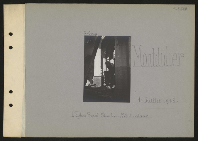 Montdidier. L'église Saint-Sépulcre : près du chœur
