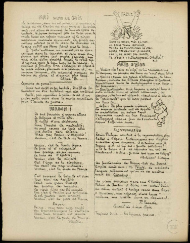 Le mouchoir : n° 24, Sous-Titre : Organe du péril (Ah! Rions)