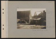 Bitry. Maison détruite par un 210