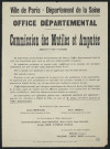 Office départemental : commission des mutilés et amputés