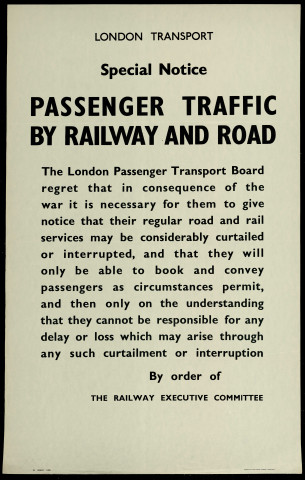 Passengertraffic by railway and road