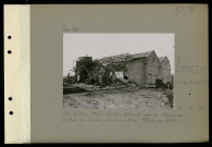 Aniche (Compagnie des mines d'). Près d'Erchin. Fosse Erchin détruite par les Allemands. Entrée du carreau par la route de Villers-au-Tertre