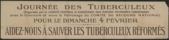 Journée des tuberculeux