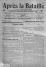 Après la bataille (1919 : n° 11-31;33-35;37-60). Sous-Titre : Bulletin officiel hebdomadaire de l’Union fédérale des associations françaises des mutilés réformés…