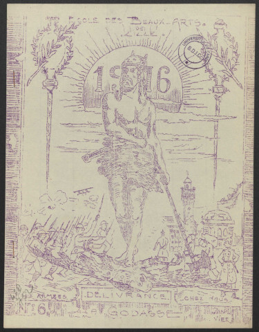 Gazette de l'école régionale d'architecture - Année 1916 fascicule 6-12