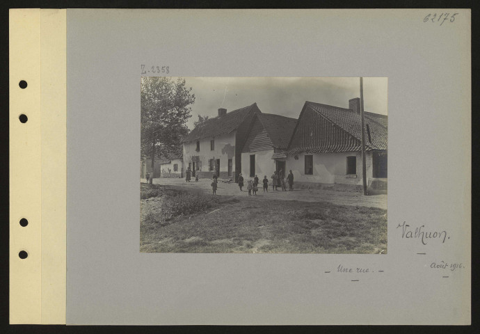 Valhuon. Une rue