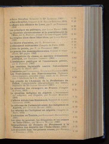 Avril 1916 - Bulletin officiel de la Ligue des Droits de l'Homme