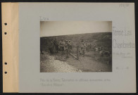 Ferme Les Chambrettes (ouest du Bois des Caurières). Près de la ferme. Fabrication de défenses accessoires dites "Boudins Ribart"