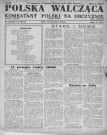 Polska Walczaca (1948 ; n°1-53)  Sous-Titre : Kombatant Polski na obczyznie  Autre titre : Fighting Poland - la Pologne en lutte - Polish weekly - hebdomadaire polonais