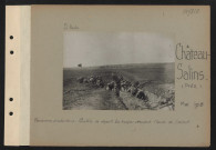Château-Salins (près). Manœuvres d'infanterie. Parallèle de départ. Les troupes attendent l'heure de l'assaut