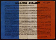 Élection du département de la Seine : Marcus Allart Votez pour moi