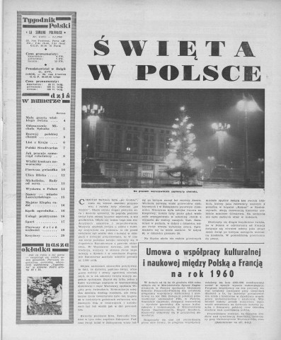 Tygodnik Polski (1960; n°1-52)  Autre titre : La semaine polonaise