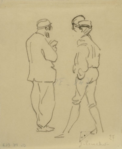 Types français (deux). Güstrov, juillet 1915