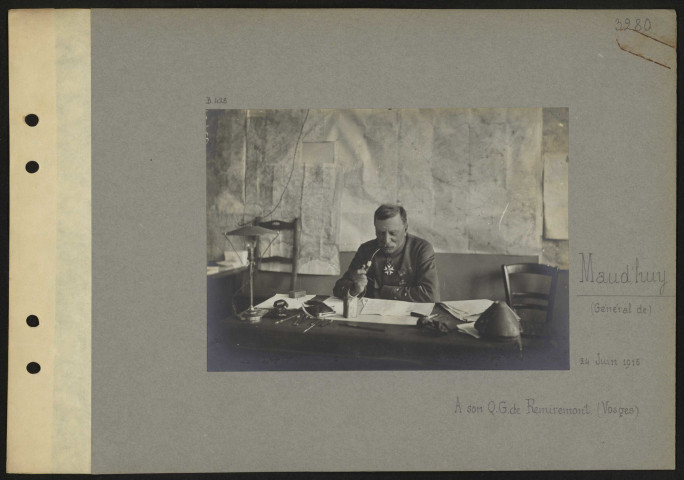 Remiremont (Vosges). Maud'huy (général de)
