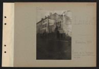 Lunéville. Entrée de la synagogue incendiée par les Allemands en 1914