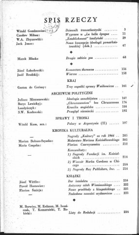 Kultura (1965, n°1 - n°12)  Sous-Titre : Szkice - Opowiadania - Sprawozdania  Autre titre : "La Culture". Revue mensuelle