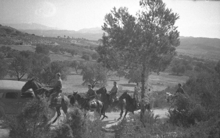 Inspection de la première ligne: Cavalerie de la XIIe brigade