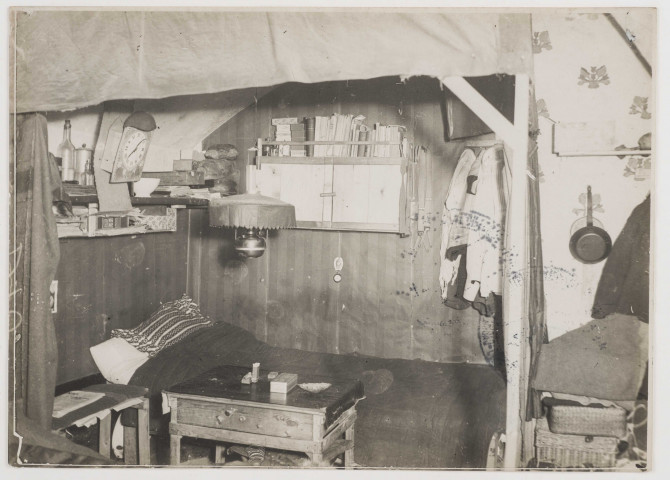 Batterie de Lanvéoc. Détail d'installation d'une case