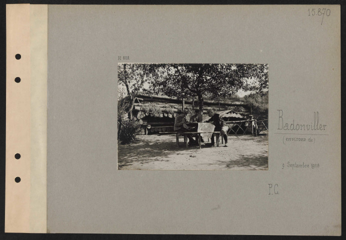Badonviller (environs de). PC