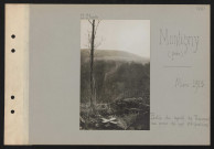 Montigny (près). Partie du massif de Thiescourt ; vue prise de nos deuxièmes positions