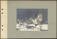 Soissons. Rue du Boutor. Chambre à coucher. Bombardement de décembre 1914