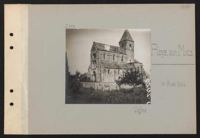 Roye-sur-Matz. L'église