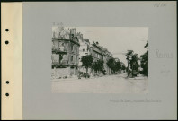 Reims. Avenue de Laon ; maison bombardée