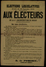 Élections législatives Circonscription de Rouen : Candidat R. de Pomereu
