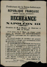 Déchéance de Napoléon III