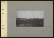 Curlu. Panorama du village après l'attaque du 20 juillet