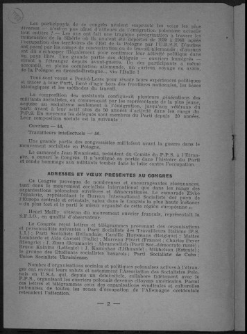 Bulletin officiel du Parti Socialiste Polonais (1948)