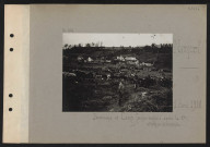 Nampcel. Panorama et camp franco-anglais, après la première attaque allemande