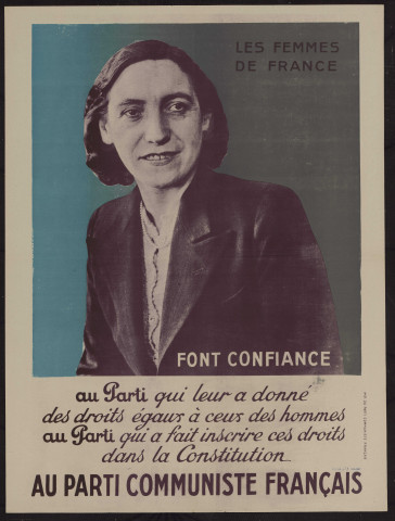 Les femmes de France font confiance au parti… communiste français