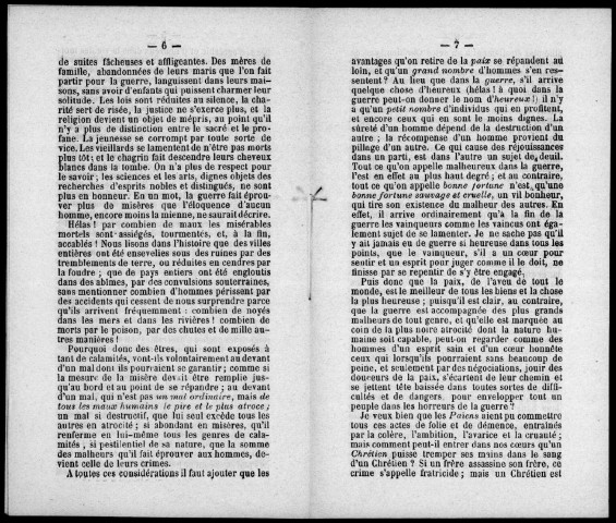 Extraits d'Erasme sur la guerre. Sous-Titre : tirés d'un ouvrage publié en 1794 sous le titre d'Antipolemus