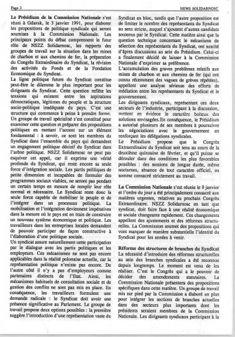 News Solidarnosc (1991 : n°159-169)