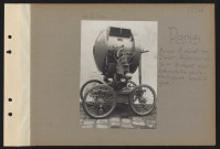 Paris. Maison Bréguet rue Didot. Projecteur de 90 centimètres Bréguet pour automobiles photo-électriques, modèle 1914