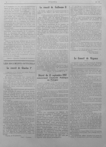 Polonia : revue hebdomadaire, année 1917