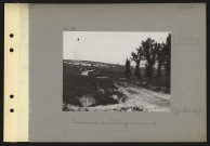 Curlu. Panorama du village en ruines