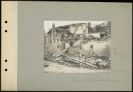 Nancy. Maison 13 rue du Faubourg Saint-Jean bombardée le 1er janvier