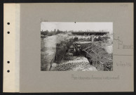 Le Plémont. Poste d'observation allemand sur la crête du massif