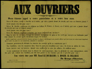 Vous voterez Pour MM. Raoul Le Bourgeois, A. Rogner, Ch. Delarue