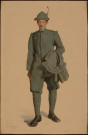 (Italie. Chasseur alpin du 3e régiment, Alpino) 1916
