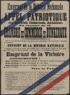 Emprunt de la défense nationale : aux industriels, commerçants, agriculteurs du ressort de la chambre de commerce de Dunkerque