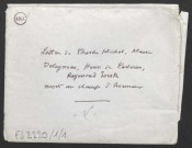 Lettres de Charles Michel, Maurice Delagneau, Henri de Casteran, Raymond Porak, tombés au champ d'honneur